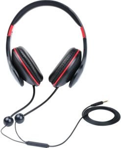 Anti straling koptelefoon over-ear air tube headsets - Jack Port