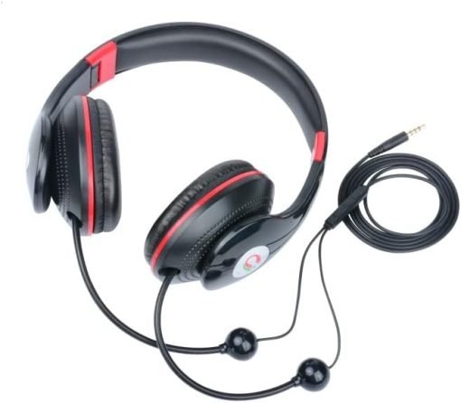 Anti straling koptelefoon over-ear air tube headsets - Jack Port