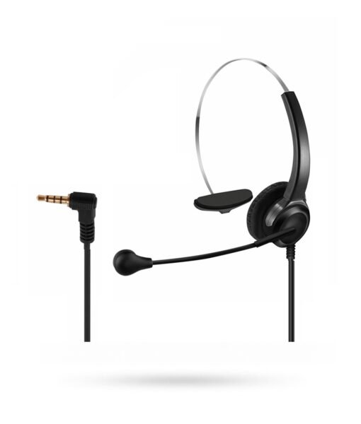 Anti straling Air Tube Headset HA01Z - iBrain Zwart