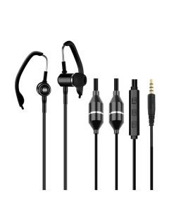Anti straling Air Tube Headset HA18Z - iBrain Zwart