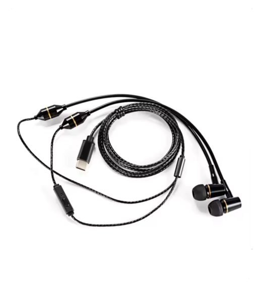 Anti straling Air Tube Headset HA38Z - iBrain Zwart