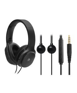 Anti straling Koptelefoon Over-Ear Air Tube - iBrain HA8 Zwart