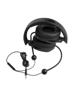 Anti straling Koptelefoon Over-Ear Air Tube - iBrain HA8 Zwart
