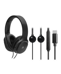 Anti straling Koptelefoon Over-Ear Air Tube - iBrain H08C Zwart